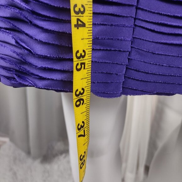 Calvin Klein Purple, Above Knee, Bodycon Cocktail, Prom Semi Formal Dress Size 6 - Picture 7 of 11